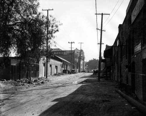 Early view of Olvera Street