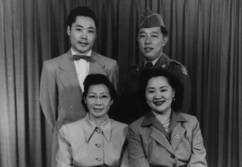 Korean American family portrait