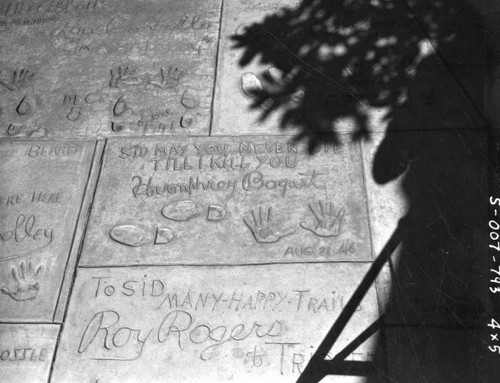 Humphrey Bogart, Grauman's Chinese Theater