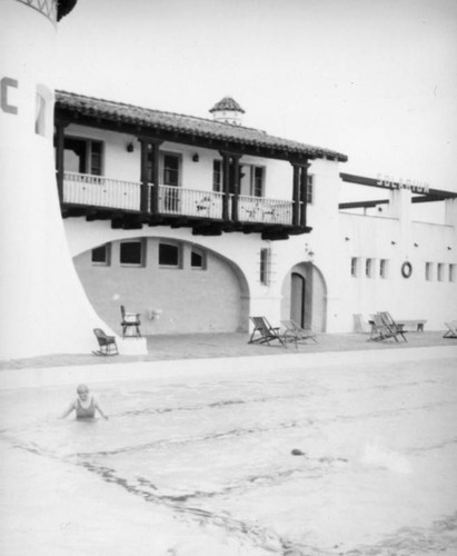 San Clemente Beach Club pool area