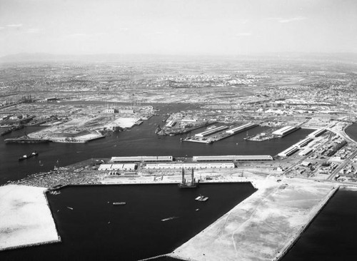 Long Beach Harbor, looking northwest