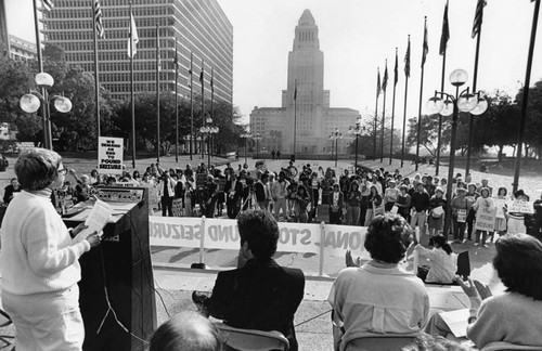 Demonstration against animal testing