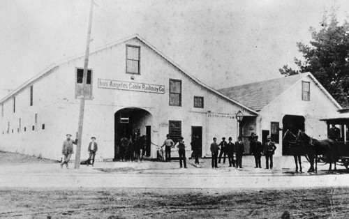 Cable car horse barn