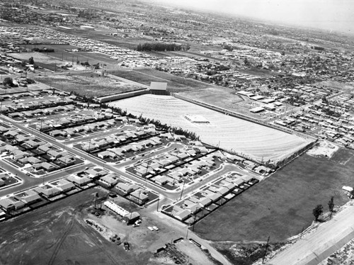 Harbor Boulevard Drive-In, Santa Ana, looking northwest