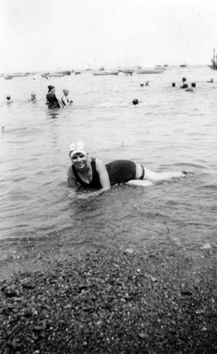 Woman at Santa Monica Beach