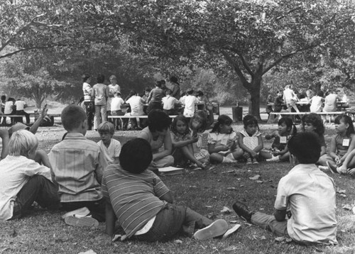 Students in Griffith Park