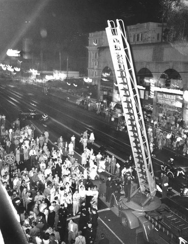 Ladder demonstration, Firemen's parade