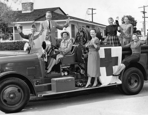 Red Cross campaign volunteers