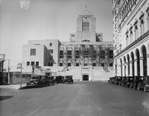 LAPL Central Library construction, view 20