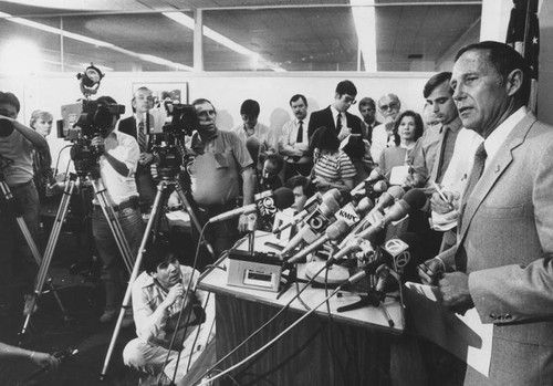 Chief Gates, press conference