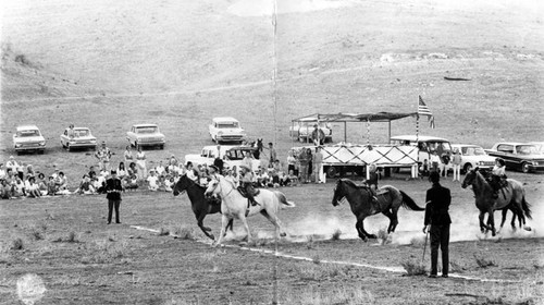 Dust flies at Canoga horse event