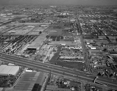 Telegraph Road and Greenwood Avenue, Montebello, looking north