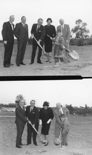 Groundbreaking at Palisades Branch, views 1-2