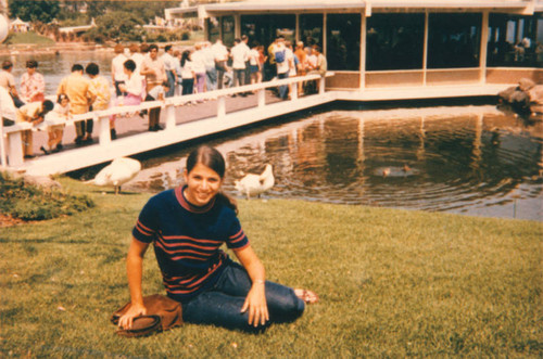 Woman at Busch Gardens