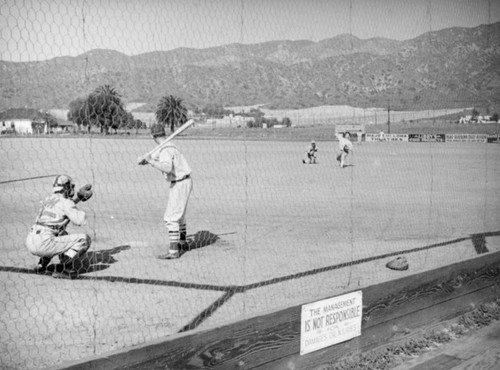 Burbank baseball game