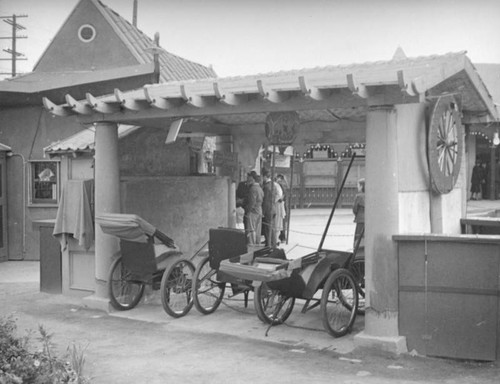 Rickshaw stand, China City