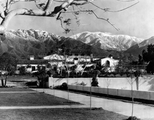 Scenic view of Toll Hall, Scripps College