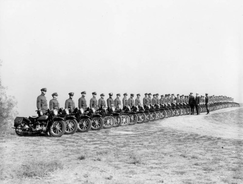 Inspection of motorcycle officers