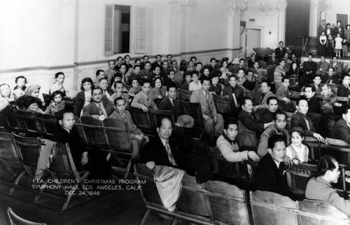 F.F.A. Children's Christmas program, view 1