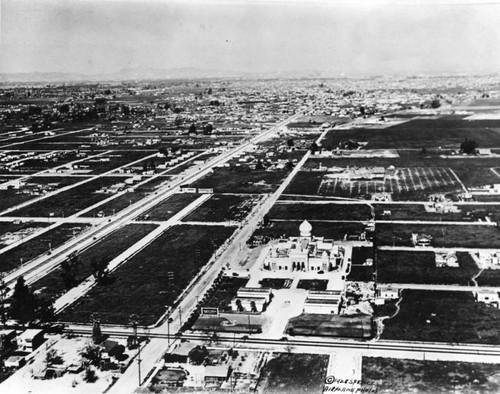 City of Compton, aerial view