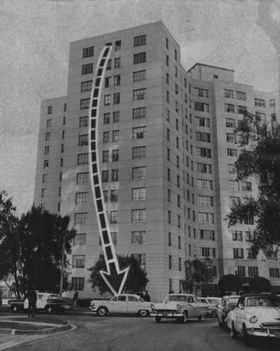 Suicide victim, Park La Brea Towers