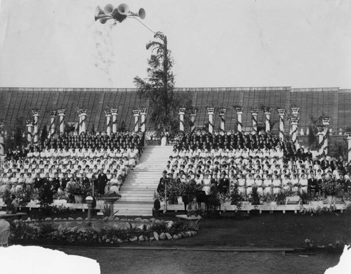 Graduation ceremonies at Pasadena High School