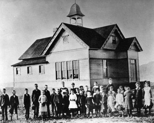 Students, First Washington Elementary School