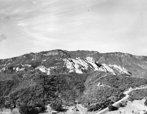 Fossil bearing cliff of Topanga formation