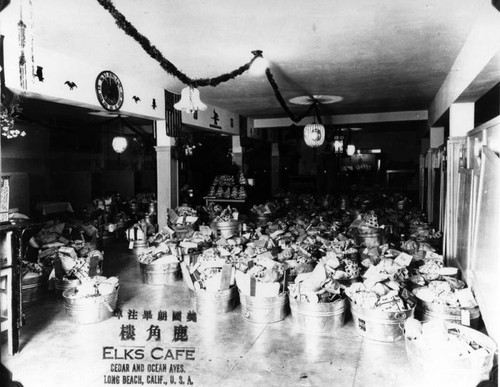 Interior of Elks Cafe, Long Beach