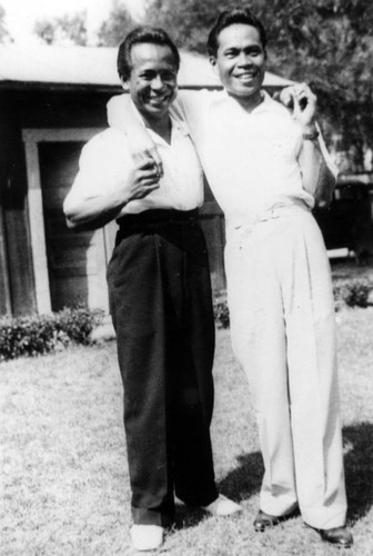 Portrait of two friends — Calisphere