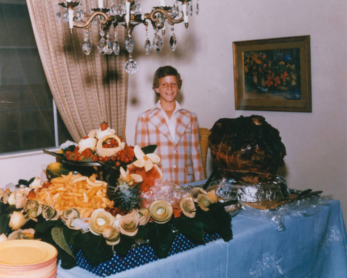 Bar mitzvah food table