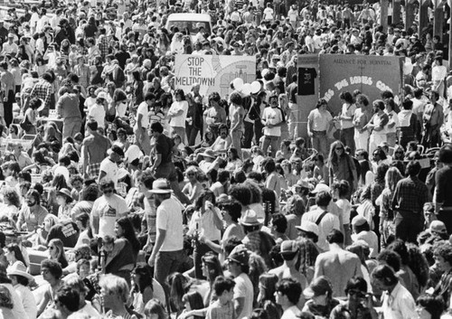 Anti-nuclear demonstration at Dana Point