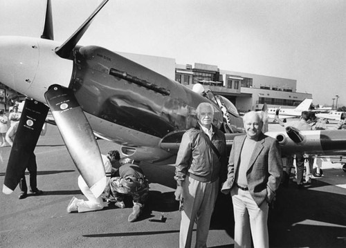 Spitfire, WWII Vintage airplane at historical muse