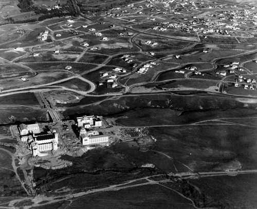 Aerial view of U.C.L.A