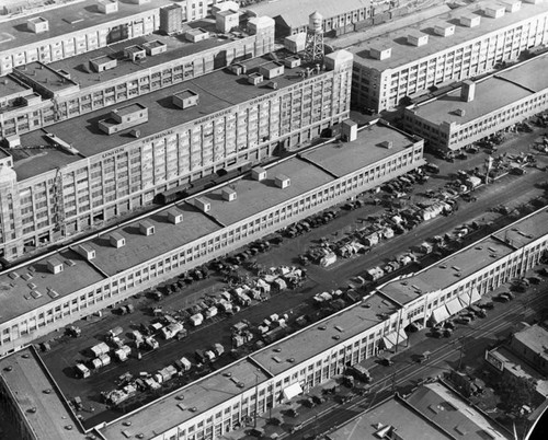 Overhead view of the Produce Market