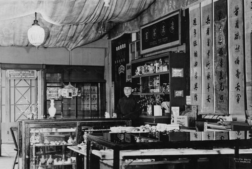 Store interior in Chinatown