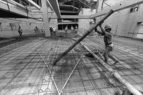 MTA Building construction at Union Station