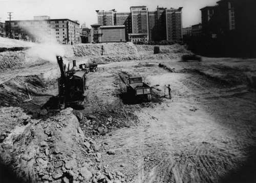 LAPL Central Library construction site, view 22