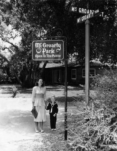 Poet McGroarty's hilltop home harbors many memories