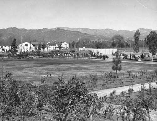 Panoramic view of Griffith Park area