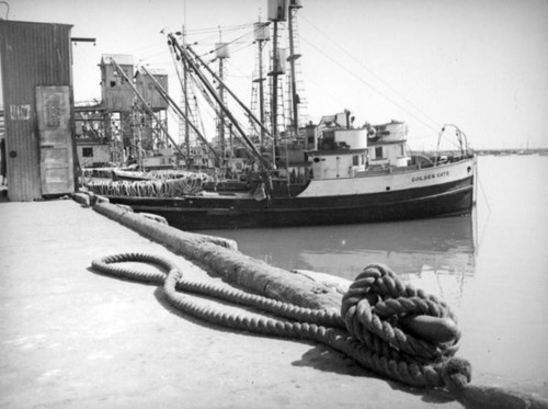 Golden Gate docked at Terminal Island