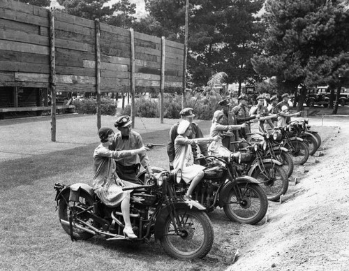 Motorcycle officers and ladies