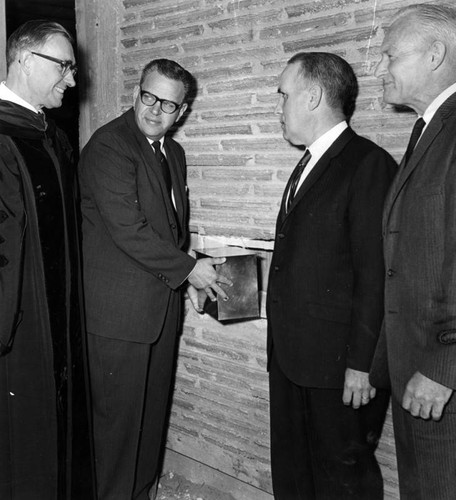 Cornerstone laid at First Presbyterian Church