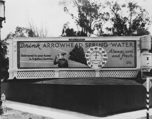 Arrowhead spring water, view 1