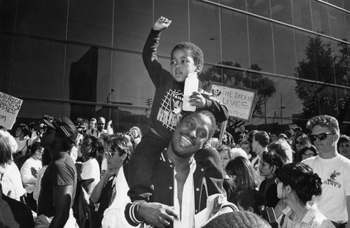 Anti-apartheid demonstration