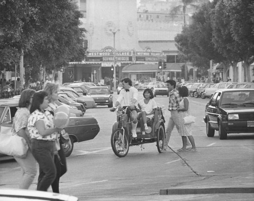 Westwood Village street to be closed to motor traffic on weekends