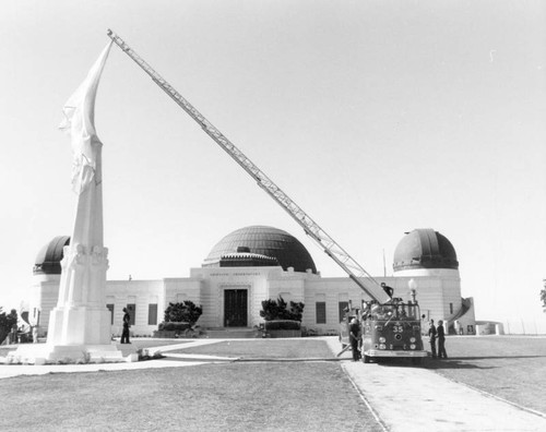 Fire fighters at Observatory