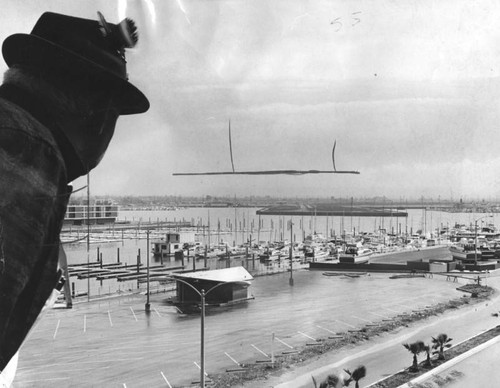 Looking eastward, Marina del Rey