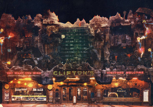 Clifton's Cafeteria postcard