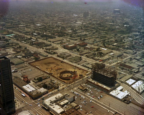 Pacific Cinerama Theatre, Hollywood, looking southwest